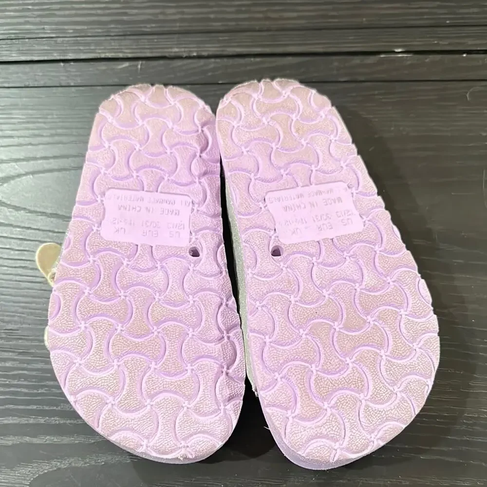 Comfort Zone Kids Glitter Sandals - Purple